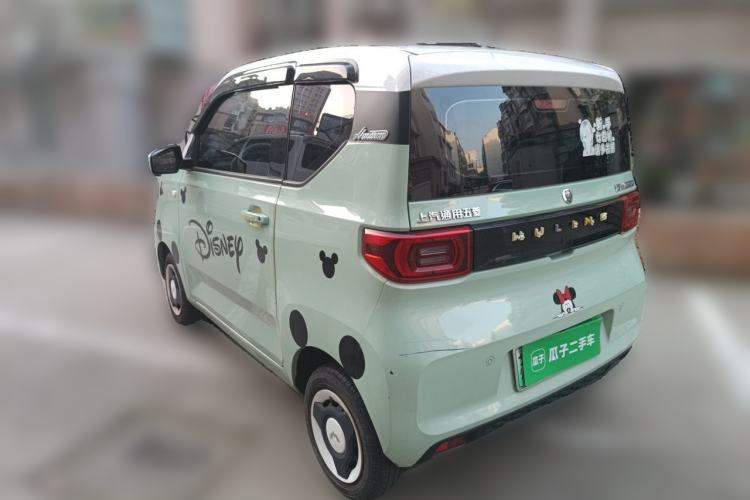 Used Wuling Hongguang MINIEV 2021 Macaron Fashion Model Lithium Iron Phosphate Rear Left 45 Deg