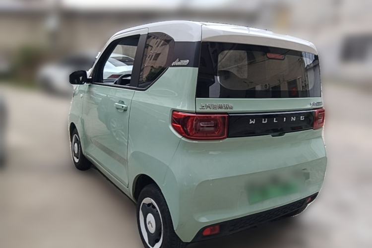 Used Wuling Hongguang MINIEV 2021 Macaron Sandwich Model 170 km Lithium Iron Phosphate Rear Left 45 Deg