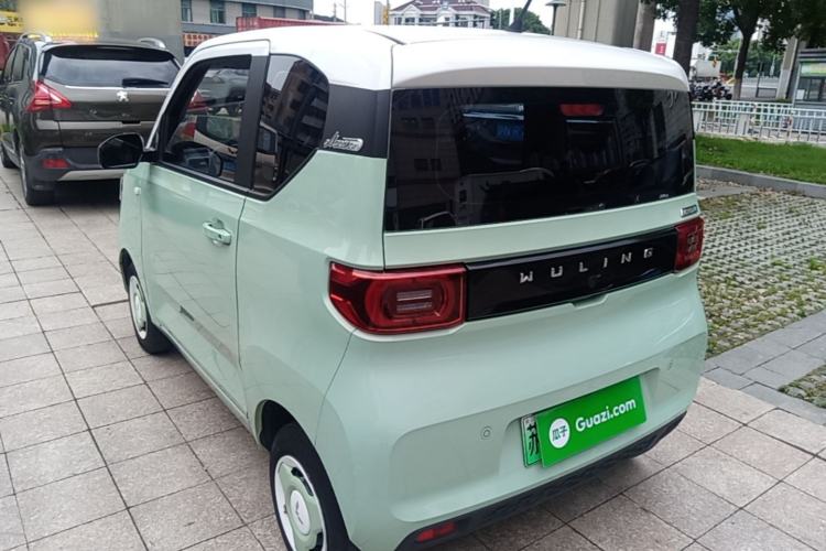 Used Wuling Hongguang MINIEV 2021 Macaron Fashion Model Lithium Iron Phosphate Rear Left 45 Deg