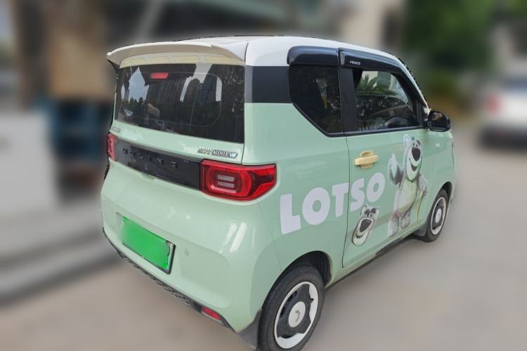 Used Wuling Hongguang MINIEV 2021 Macaron Fashion Edition Lithium-Ion Battery Rear Right 45 Deg