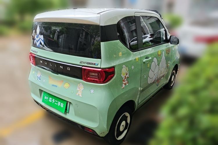 Used Wuling Hongguang MINIEV 2021 Macaron Premium Model – Lithium Iron Phosphate Rear Right 45 Deg