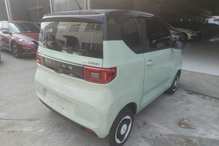 Used Wuling Hongguang MINIEV 2021 Macaron Premium Model – Lithium Iron Phosphate Rear Right 45 Deg