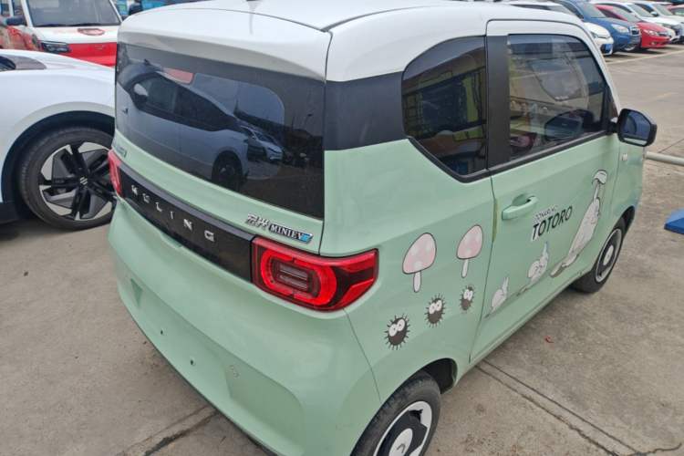 Used Wuling Hongguang MINIEV 2021 Macaron Fashion Model Lithium Iron Phosphate Rear Right 45 Deg