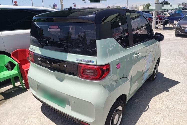 Used Wuling Hongguang MINIEV 2021 Macaron Premium Model – Lithium-NMC Rear Right 45 Deg