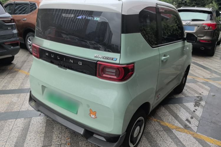 Used Wuling Hongguang MINIEV 2021 Macaron Fashion Model Lithium Iron Phosphate Rear Right 45 Deg