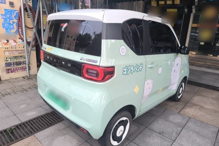 Used Wuling Hongguang MINIEV 2021 Macaron Premium Model – Lithium Iron Phosphate Rear Right 45 Deg