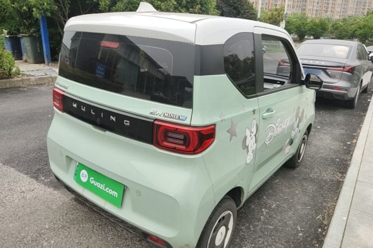 Used Wuling Hongguang MINIEV 2021 Macaron Fashion Model Lithium Iron Phosphate Rear Right 45 Deg