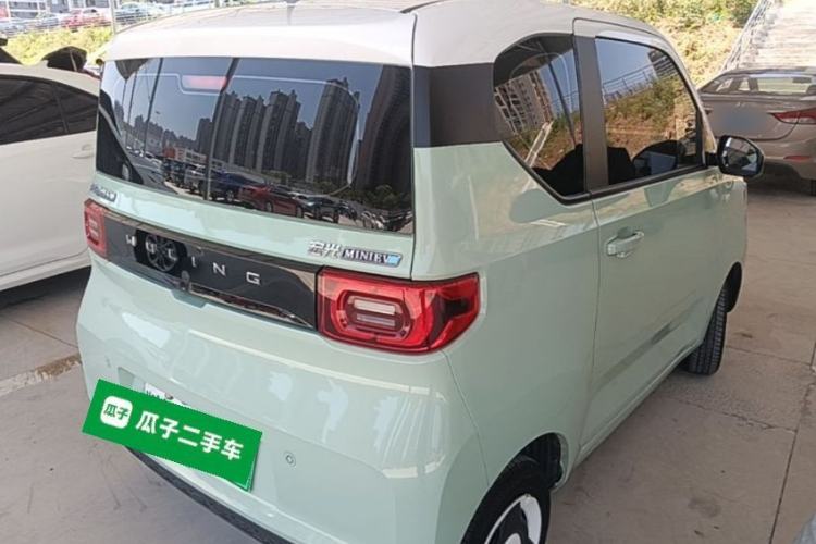 Used Wuling Hongguang MINIEV 2021 Macaron Sandwich Model 170 km Lithium Iron Phosphate Rear Right 45 Deg