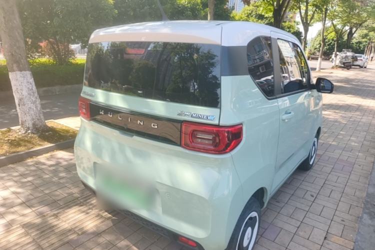 Used Wuling Hongguang MINIEV 2021 Macaron Premium Model – Lithium Iron Phosphate Rear Right 45 Deg