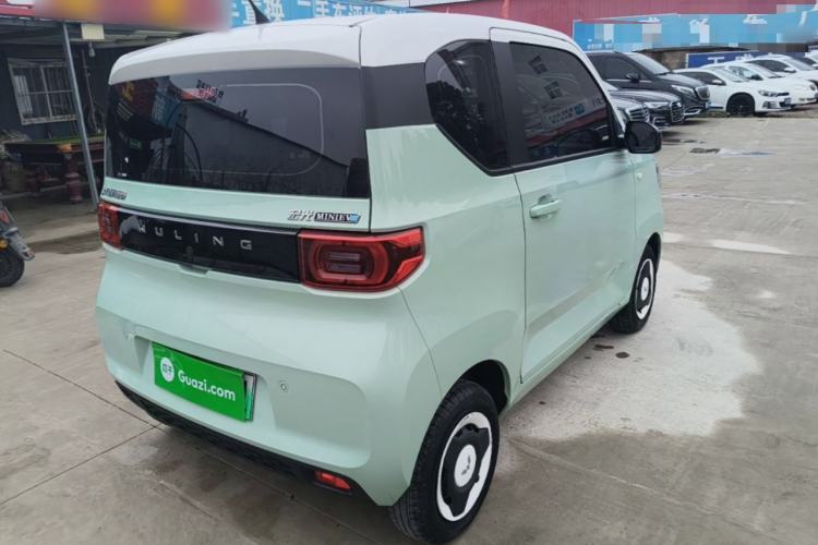 Used Wuling Hongguang MINIEV 2021 Macaron Premium Model – Lithium Iron Phosphate Rear Right 45 Deg