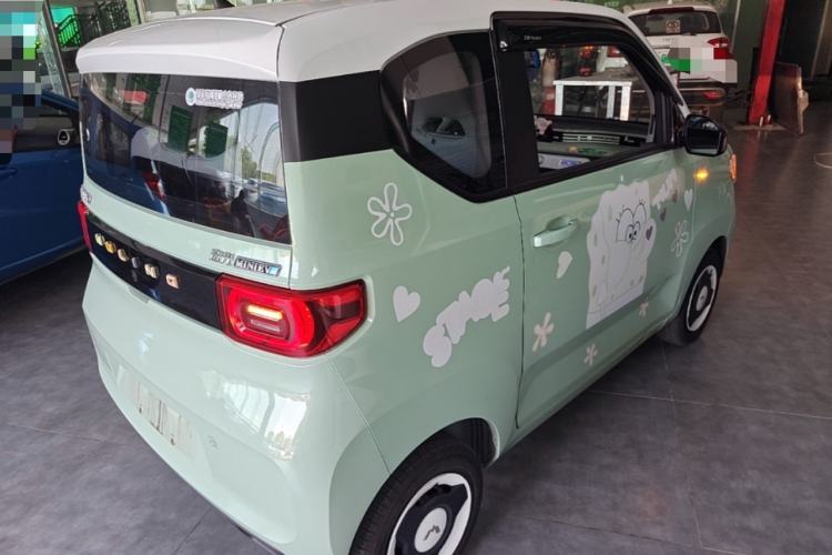 Used Wuling Hongguang MINIEV 2021 Macaron Fashion Edition Lithium-Ion Battery Rear Right 45 Deg