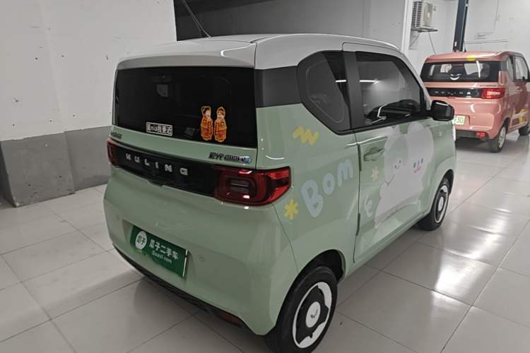 Used Wuling Hongguang MINIEV 2021 Macaron Premium Model – Lithium Iron Phosphate Rear Right 45 Deg