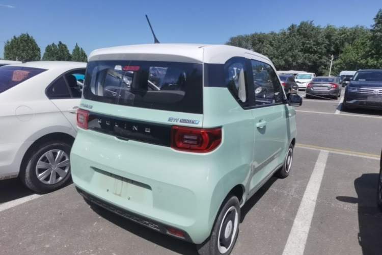 Used Wuling Hongguang MINIEV 2021 Macaron Premium Model – Lithium Iron Phosphate Rear Right 45 Deg