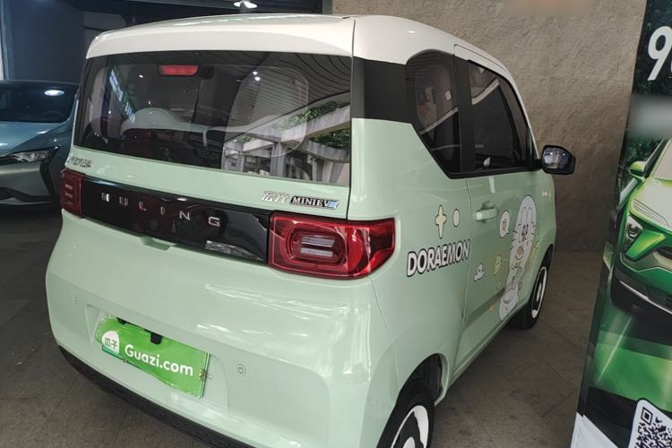 Used Wuling Hongguang MINIEV 2021 Macaron Fashion Model Lithium Iron Phosphate Rear Right 45 Deg