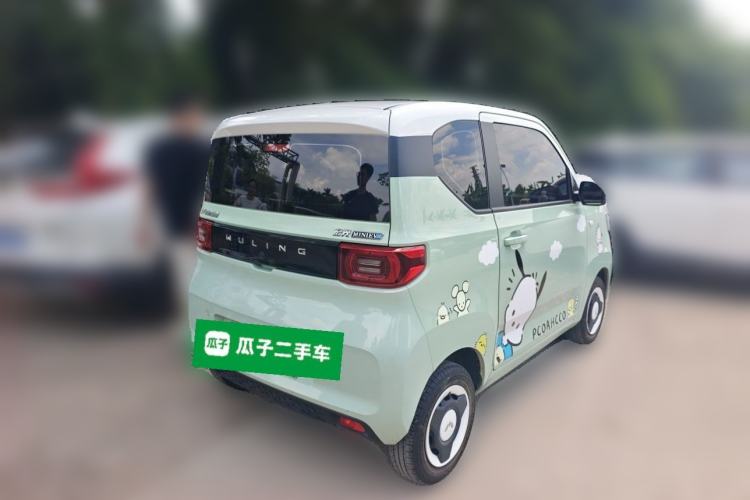 Used Wuling Hongguang MINIEV 2021 Macaron Premium Model – Lithium Iron Phosphate Rear Right 45 Deg
