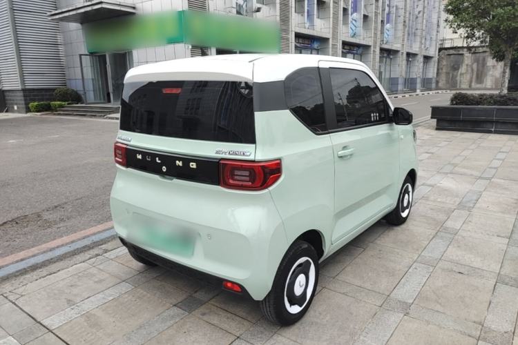 Used Wuling Hongguang MINIEV 2021 Macaron Sandwich Model 120 km Lithium NMC Rear Right 45 Deg