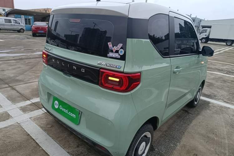 Used Wuling Hongguang MINIEV 2021 Macaron Premium Model – Lithium Iron Phosphate Rear Right 45 Deg