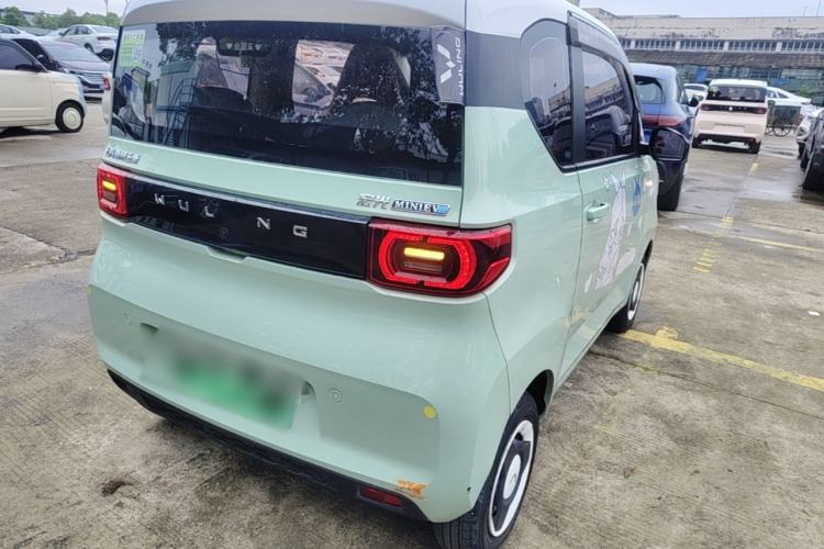 Used Wuling Hongguang MINIEV 2021 Macaron Fashion Model Lithium Iron Phosphate Rear Right 45 Deg