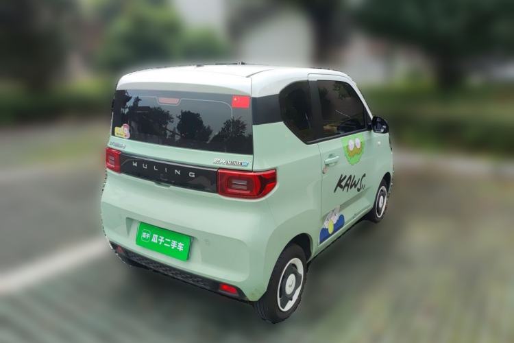 Used Wuling Hongguang MINIEV 2021 Macaron Fashion Model Lithium Iron Phosphate Rear Right 45 Deg