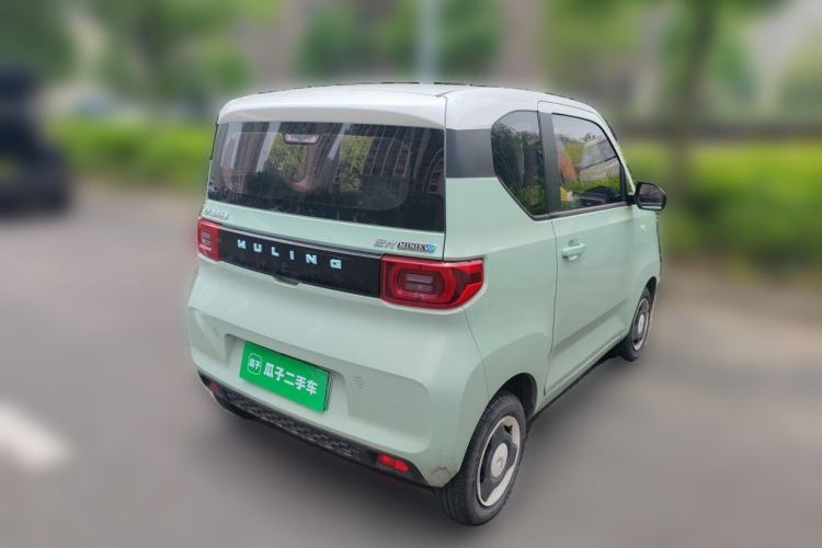 Used Wuling Hongguang MINIEV 2021 Macaron Fashion Model Lithium Iron Phosphate Rear Right 45 Deg
