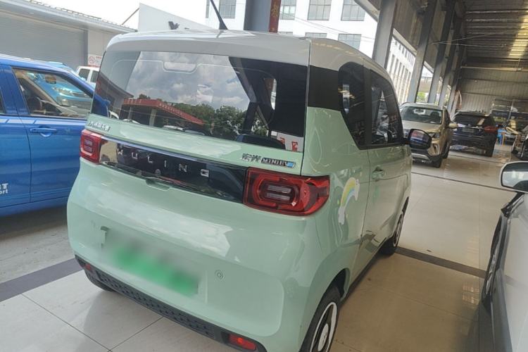 Used Wuling Hongguang MINIEV 2021 Macaron Fashion Edition Lithium-Ion Battery Rear Right 45 Deg