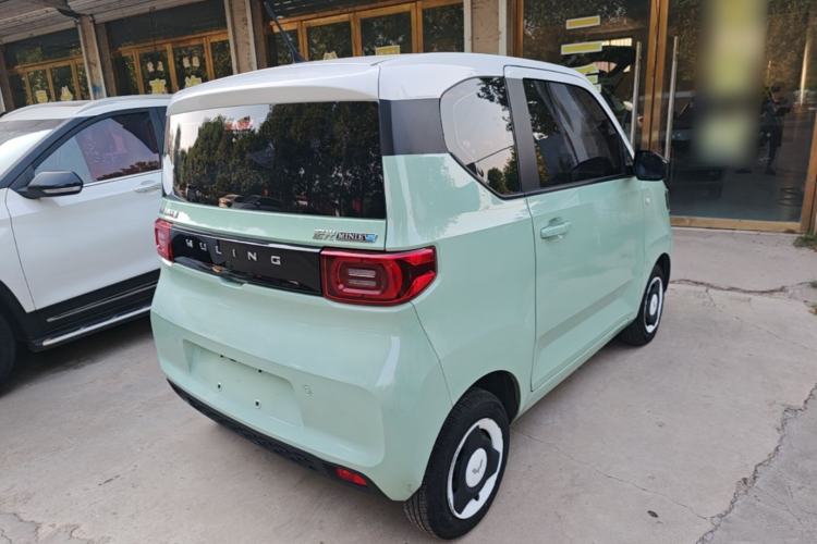 Used Wuling Hongguang MINIEV 2021 Macaron Premium Model – Lithium Iron Phosphate Rear Right 45 Deg