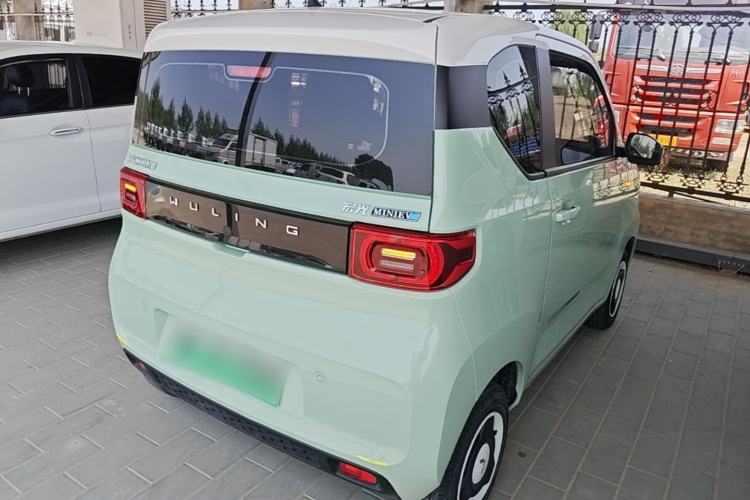 Used Wuling Hongguang MINIEV 2021 Macaron Fashion Model Lithium Iron Phosphate Rear Right 45 Deg