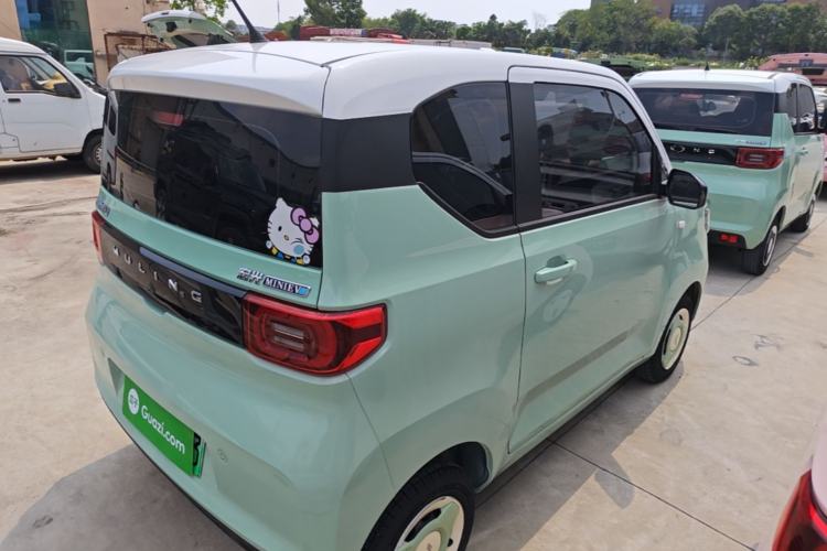Used Wuling Hongguang MINIEV 2021 Macaron Fashion Model Lithium Iron Phosphate Rear Right 45 Deg