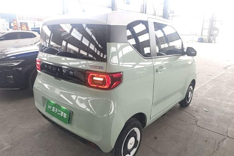 Used Wuling Hongguang MINIEV 2021 Macaron Premium Model – Lithium Iron Phosphate Rear Right 45 Deg