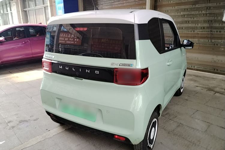 Used Wuling Hongguang MINIEV 2021 Macaron Fashion Model Lithium Iron Phosphate Rear Right 45 Deg