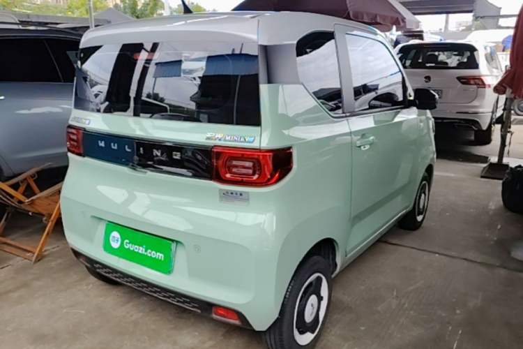 Used Wuling Hongguang MINIEV 2021 Macaron Premium Model – Lithium Iron Phosphate Rear Right 45 Deg