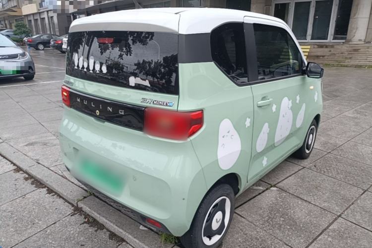 Used Wuling Hongguang MINIEV 2021 Macaron Premium Model – Lithium Iron Phosphate Rear Right 45 Deg