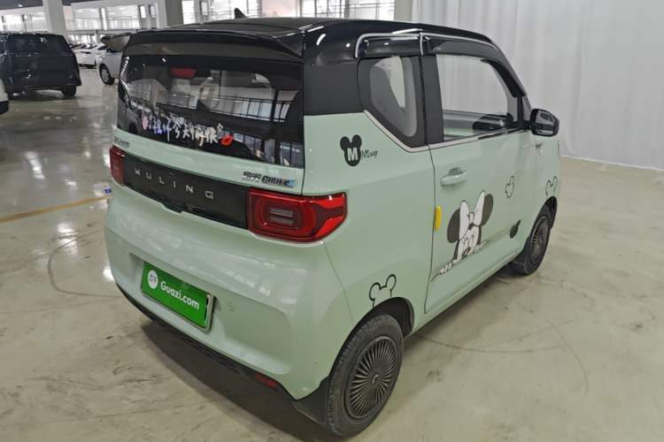 Used Wuling Hongguang MINIEV 2021 Macaron Fashion Model Lithium Iron Phosphate Rear Right 45 Deg