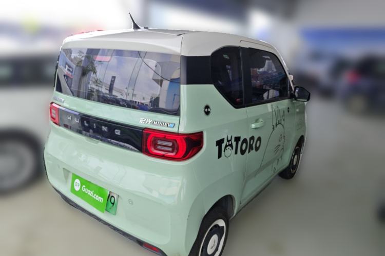 Used Wuling Hongguang MINIEV 2021 Macaron Fashion Model Lithium Iron Phosphate Rear Right 45 Deg
