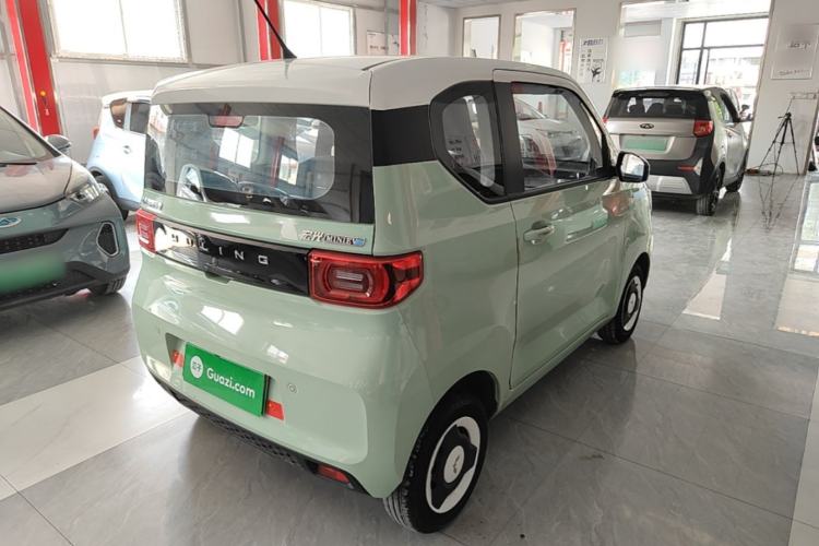 Used Wuling Hongguang MINIEV 2021 Macaron Fashion Model Lithium Iron Phosphate Rear Right 45 Deg