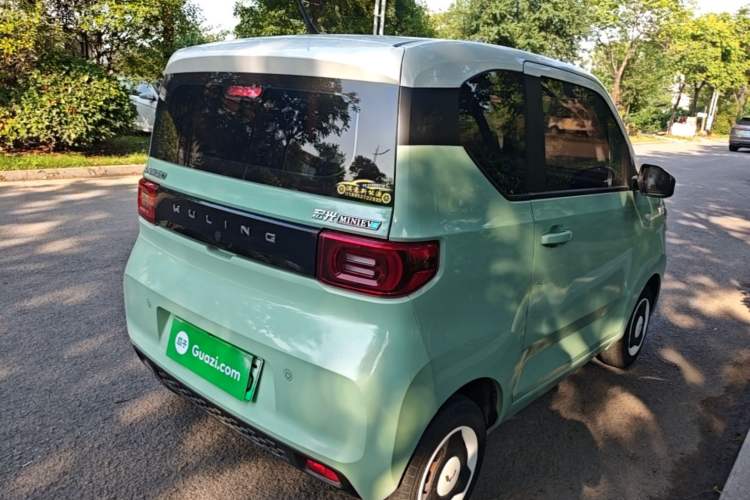 Used Wuling Hongguang MINIEV 2021 Macaron Fashion Model Lithium Iron Phosphate Rear Right 45 Deg