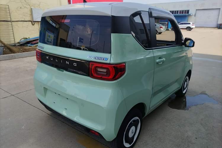 Used Wuling Hongguang MINIEV 2021 Macaron Premium Model – Lithium Iron Phosphate Rear Right 45 Deg