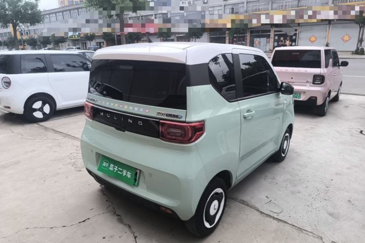 Used Wuling Hongguang MINIEV 2021 Macaron Fashion Model Lithium Iron Phosphate Rear Right 45 Deg