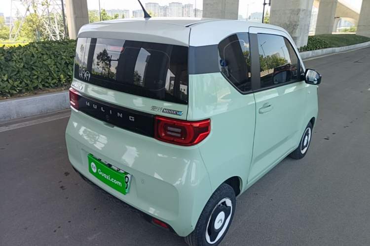 Used Wuling Hongguang MINIEV 2021 Macaron Premium Model – Lithium-NMC Rear Right 45 Deg