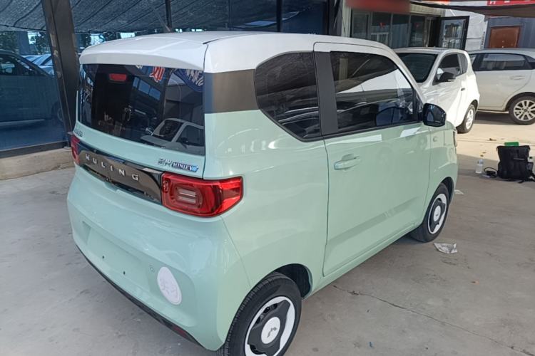 Used Wuling Hongguang MINIEV 2021 Macaron Fashion Model Lithium Iron Phosphate Rear Right 45 Deg
