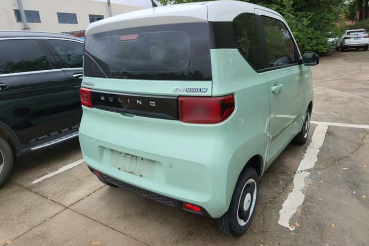 Used Wuling Hongguang MINIEV 2021 Macaron Fashion Model Lithium Iron Phosphate Rear Right 45 Deg