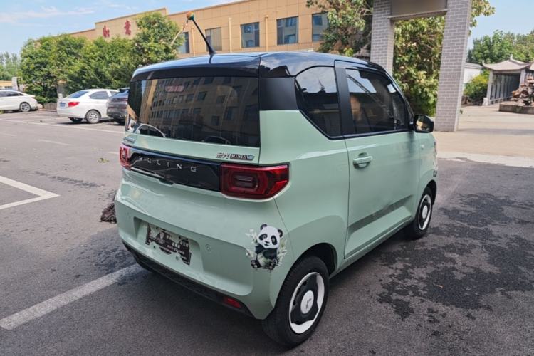 Used Wuling Hongguang MINIEV 2021 Macaron Fashion Model Lithium Iron Phosphate Rear Right 45 Deg