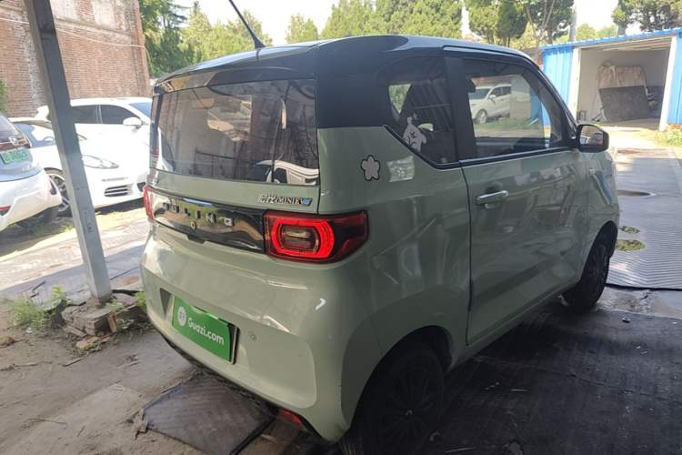 Used Wuling Hongguang MINIEV 2021 Macaron Fashion Model Lithium Iron Phosphate Rear Right 45 Deg