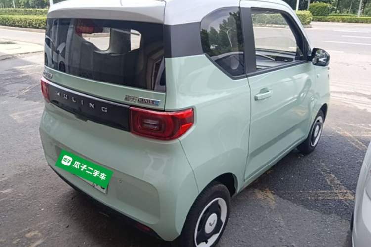 Used Wuling Hongguang MINIEV 2021 Macaron Fashion Model Lithium Iron Phosphate Rear Right 45 Deg