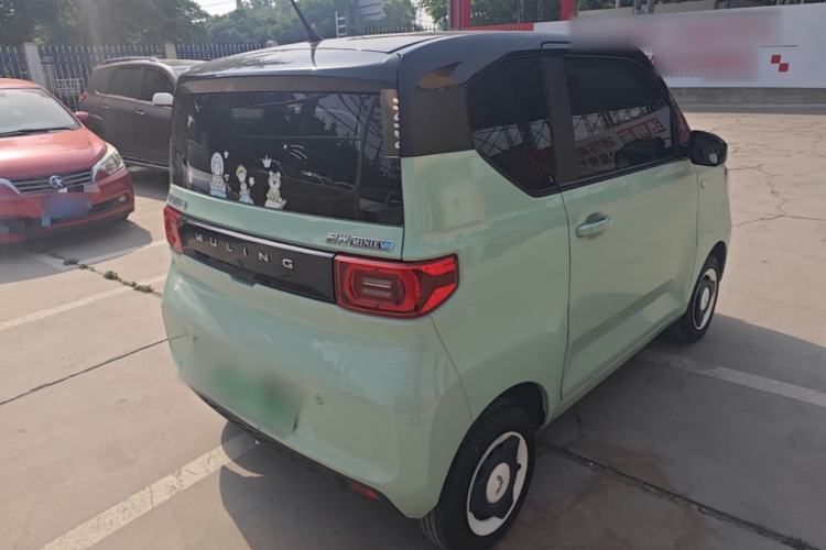 Used Wuling Hongguang MINIEV 2021 Macaron Fashion Model Lithium Iron Phosphate Rear Right 45 Deg