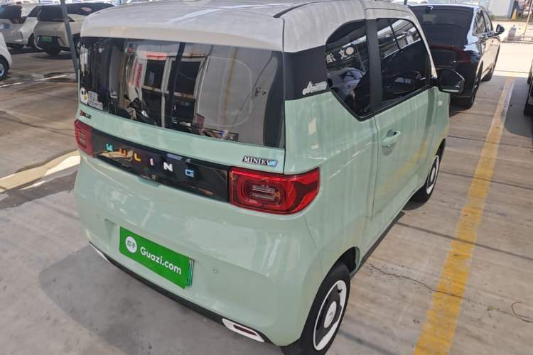 Used Wuling Hongguang MINIEV 2021 Macaron Premium Model – Lithium Iron Phosphate Rear Right 45 Deg