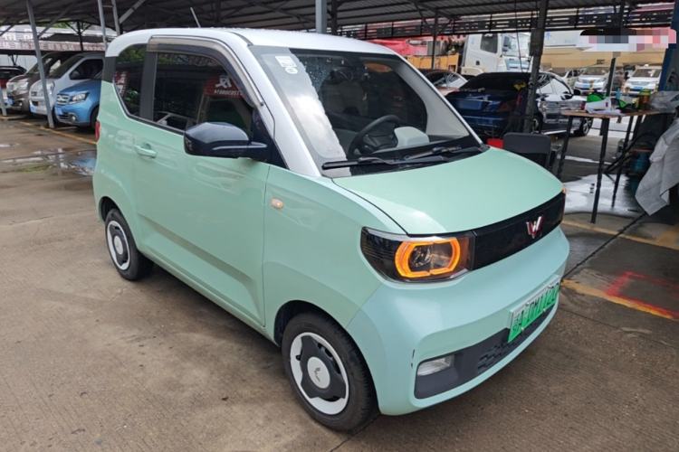 Used Wuling Hongguang MINIEV 2021 Macaron Fashion Model Lithium Iron Phosphate Rear Right 45 Deg