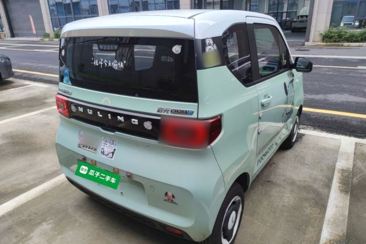 Used Wuling Hongguang MINIEV 2021 Macaron Premium Model – Lithium Iron Phosphate Rear Right 45 Deg