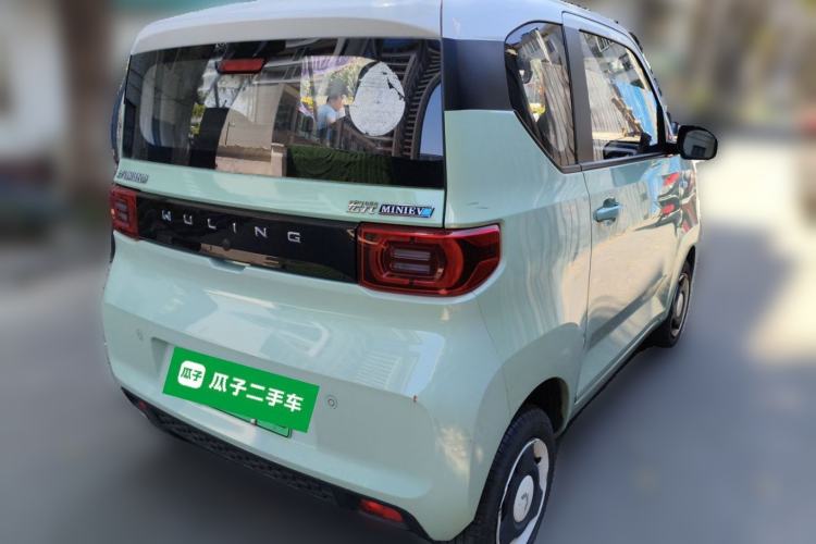 Used Wuling Hongguang MINIEV 2021 Macaron Fashion Model Lithium Iron Phosphate Rear Right 45 Deg
