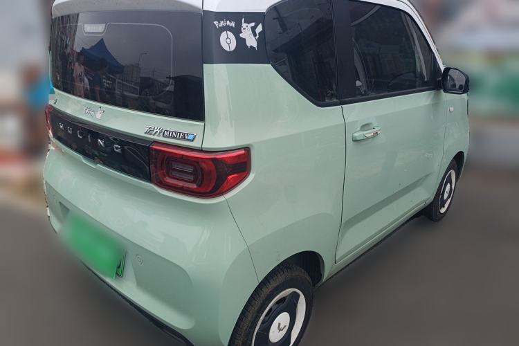 Used Wuling Hongguang MINIEV 2021 Macaron Fashion Model Lithium Iron Phosphate Rear Right 45 Deg